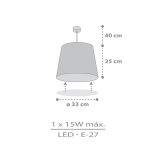 OTROŠKO SVETILO DALBER VISEČE ZVEZDICE BELA