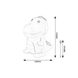 OTROŠKO SVETILO RABALUX DINOO DINOZAVER 0.45W V14CM