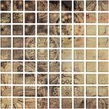 STENSKA PLOŠČICA CERAMICA KONSKIE OTTAVIO GLASS MOSAIC 25X25 DEKOR