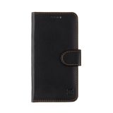 TACTICAL PREKLOPNA TORBICA FANCY DIARY GLADKA SAMSUNG GALAXY A17 - ČRNA