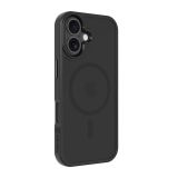 TACTICAL ASPHALT MAGFORCE SILIKONSKI OVITEK ZA IPHONE 17 - PROZORNO ČRN