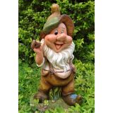 FIGURA, OKRASNA PALČEK V RJAVI OBLEKI VIŠ. 37 CM