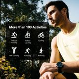 AGM LEGION ŠPORTNA PAMETNA URA GPS, 5ATM, IP67, MIL-STD-810H - ČRNA