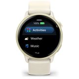 PAMETNA URA GARMIN VIVOACTIVE 6 BONE/LUNAR GOLD