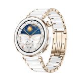 PAMETNA URA HUAWEI WATCH GT 5 PRO 42MM CERAMIC WHITE BELA/ZLATA