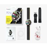 PAMETNA URA KIESLECT KR2 ČRNO SREBRNA