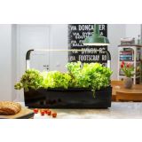 PAMETNI CVETLIČNI LONEC TREGREN T12 ČRN KUHINJSKI VRTIČEK