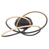 NADGRADNA STROP. SVETILKA PANDA 30W ČRNA WW