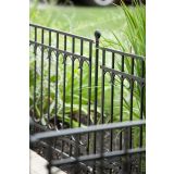 VRTNA OGRAJA PARK LANE 76 V X 91 Š ČRNA