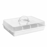 SHRANJEVANJE PECIVA PLANA PARTY BUTLER 38.3X28X9.5 CM ZA SHRANJEVANJE BELA