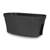 PE ZUNANJE KORITO MONACO 60X26X24CM OGRAJNO, ANTRACIT