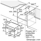 PEČICA Z MIKROVALOVI,PARO BOSCH CMG778NB1 Z MIKROVALOVI