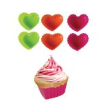 PEKAČ / MODEL ZA PEKO BLAUMANN ZA 6 MUFFINOV SRČEK 6.2X5.8X3.3 CM