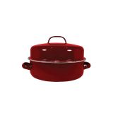 PEKAČ / MODEL ZA PEKO ENAMELIE 33.2X22.9 CM RUBINO Z EMAJLIRANIM POKROVOM