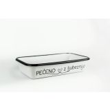 PEKAČ / MODEL ZA PEKO CUCKOO CUPS EMAJLIRAN PEKAČ 22X12X5CM PEČENO Z LJUBEZNIJO