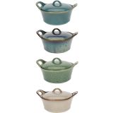 PEKAČ / MODEL ZA PEKO EH 0.35L KERAMIKA DVA ROČAJA 17X14X7CM SORTIRANE BARVE