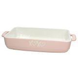 PEKAČ / MODEL ZA PEKO TOGNANA 38X21 CM BISTRO BLOSSOM PINK PRAVOKOTEN