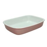 PEKAČ TOGNANA 32X24X7 CM CHARME ROZA BARVE