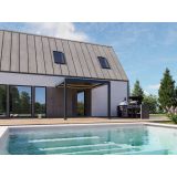 PERGOLA BELLANO BIOKLIMATSKA MOTORIZIRANA 3X3 M -PRITRJENA V STENO