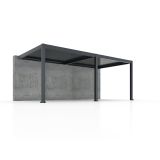 PERGOLA BELLANO BIOKLIMATSKA MOTORIZIRANA 6X3 -PRITRJENA V STENO