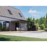 PERGOLA BELLANO BIOKLIMATSKA MOTORIZIRANA 6X3 -PRITRJENA V STENO