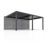 PERGOLA BELLANO BIOKLIMATSKA MOTORIZIRANA 6X4 M -PRITRJENA V STENO