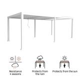 PERGOLA CLIMA BIOKLIMATSKA POLNA ALU 313X614 BELA