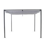 PERGOLA NATERIAL HORALI STEEL 300X300 ZLOŽLJIVA STREHA