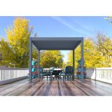 BIOKLIMATKS MOTORIZIRANA PERGOLA MS VISCOM 286 X 286 CM, TEMNO SIVA