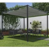 PERGOLA NATERIAL HORALI STEEL 300X300 ZLOŽLJIVA STREHA