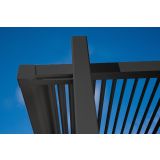 PERGOLA PERSEA EASY FULL ALU MODULARNA STREHA 320X360 TEMNO SIVA