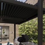 PERGOLA PERSEA EASY FULL ALU MODULARNA STREHA 320X360 TEMNO SIVA