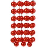 PERLE DECORIS RDEČE BARVE, 5 M VELIKOST 1.4 CM
