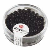 PERLE RAYHER PERLE INDIJANSKE, 4.5 MM ČRNE, 17G