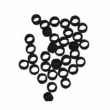 PERLE RAYHER PERLE ZA STISKANJE, 50KOM 1.4/2 MM, ČRNE, 50 KOS