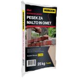 PESEK MUREXIN ZA MALTO IN OMET 0-4 MM VLAŽEN 25 KG