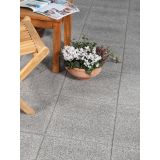 BETONSKA PLOŠČA ZOBEC PESKANA KREATIV 40X40X3.8 CM ČRNA