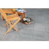 BETONSKA PLOŠČA ZOBEC PESKANA KREATIV 40X40X3.8 CM ČRNA