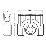 PRIBOR ZA ODVODNJAVANJE 2PR PESKOLOV 2PR-EVOMAX 200 IZ POLIETILENA DOL. 0.5M