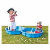 PESKOVNIK PARADISO PESKOVNIK ŠKOLJKA 87X77.7X18CM, MODRA