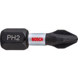 VIJAČNI NASTAVEK KRIŽNI BOSCH PH 2 25 MM 2 KOS IMPACT CONTROL