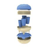 PIKNIK PROGRAM SKAZA PICK & GO SET MODRO BEŽ VIVA