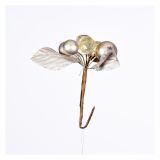 DEKORACIJA GLOSSTYLE PIK ZLATI/SREBRNI 12 CM SORTIRANO