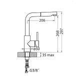 PIPA KUHINJSKA ALVEUS SIROS-P CHR G91