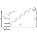 PIPA KUHINJSKA BLITZ BLITZ 610, STOJEČA 2 CEVI