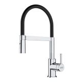 PIPA KUHINJSKA FRANKE LINA SEMI PRO IZVLEČNA KROM/ONYX