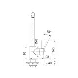 PIPA KUHINJSKA FRANKE SIRIUS L IZVLEČNA KROM