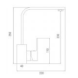 PIPA KUHINJSKA SINK SOLUTION KATY ČRNA