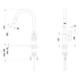 PIPA KUHINJSKA UNITAS ELITE ES22 IZVLEČNA