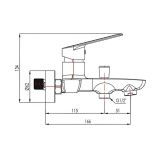 PIPA ZA KAD BLITZ EDDY 2200 ČRNA TUŠ/KAD-WA